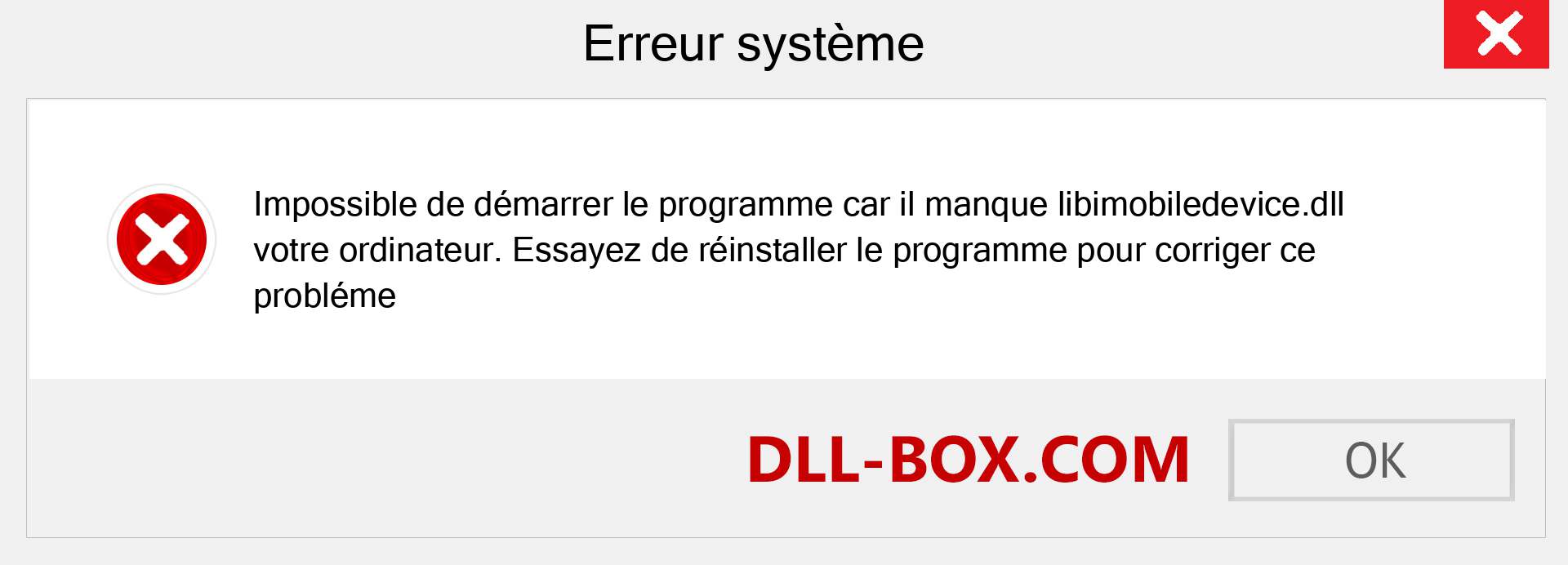 Le fichier libimobiledevice.dll est manquant ?. Télécharger pour Windows 7, 8, 10 - Correction de l'erreur manquante libimobiledevice dll sur Windows, photos, images